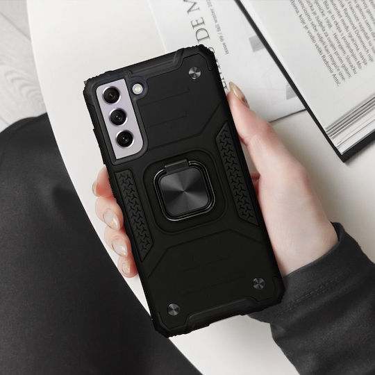 Nitro Umschlag Rückseite Silikon / Kunststoff Schwarz (Galaxy A17)
