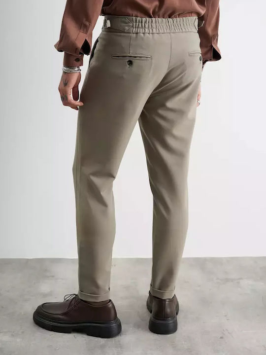 Trousers Elastic Olive