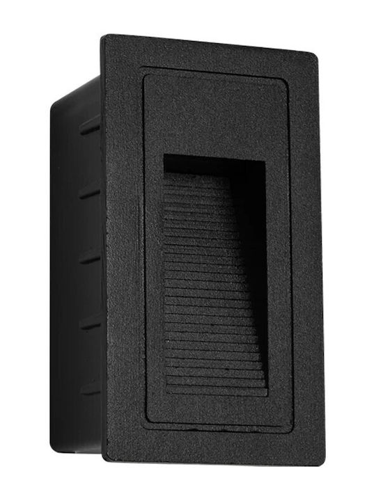 kelvo Stepart Wandmontierte Außenleuchte LED IP65 3W mit Warmweiß Licht 5.5x6x10εκ.