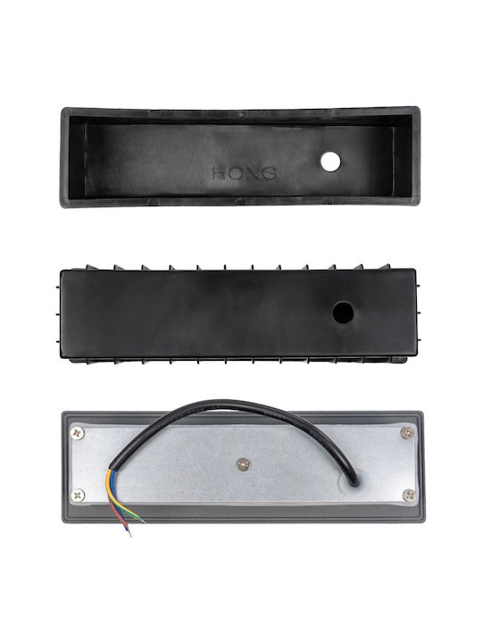 kelvo Stepart Wandmontierte Außenleuchte LED IP65 6W mit Warmweiß Licht 21x5.5x6.5εκ.