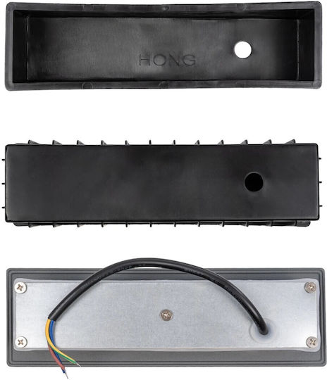 kelvo Stepart Wandmontierte Außenleuchte LED IP65 6W mit Warmweiß Licht 21x5.5x6.5εκ.