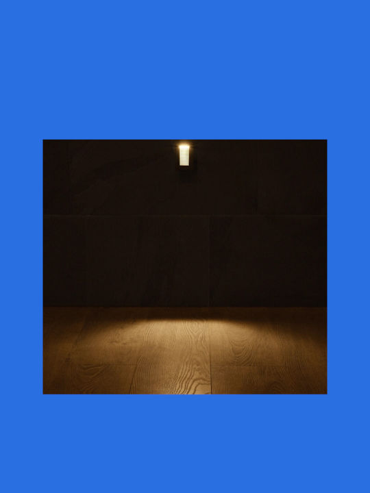 kelvo Stepart Wandmontierte Außenleuchte LED IP65 3W mit Warmweiß Licht 5.5x6x10εκ.