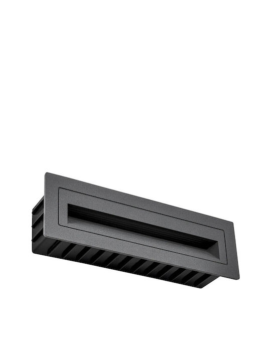 kelvo Stepart Wandmontierte Außenleuchte LED IP65 6W mit Warmweiß Licht 21x5.5x6.5εκ.