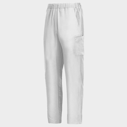 Be Unique Unisex White Medical Pants