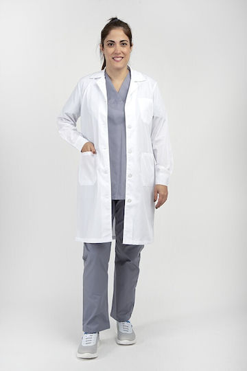 All Collections Medizinischer Verbandskittel Weiß aus Baumwolle und Polyester