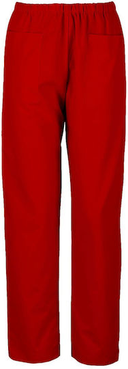 Be Unique M3 Unisex Hose & Bluse Set Rot aus Baumwolle und Polyester