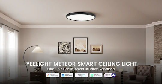Yeelight Πλαφονιέρα Οροφής 40εκ. με Ενσωματωμένο LED και Τηλεχειριστήριο
