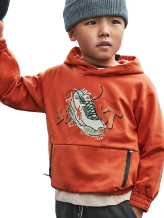 Kids Sweatpants Set Mandarin 2pcs