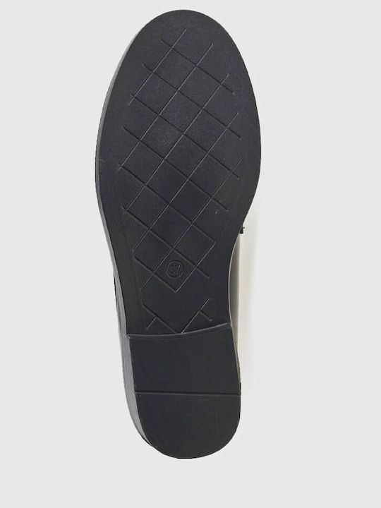 Λουστρίνι Γυναικεία Loafers σε Μαύρο Χρώμα