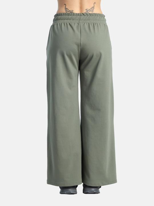 Sweatpants Wide Green