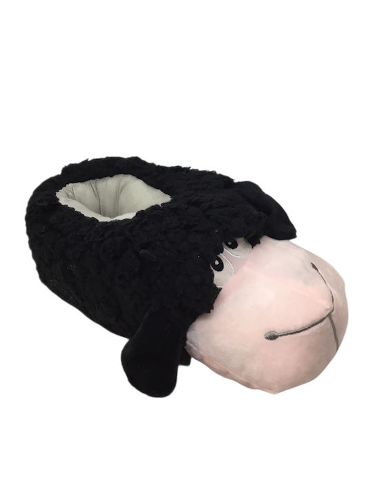 De Tevere I Animal Men's Slippers Black