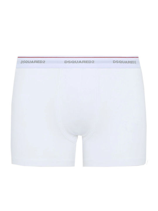 Dsquared2 Slipi bărbătești 3Pachet Alb