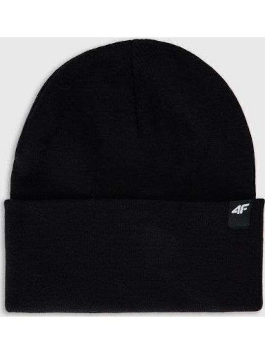 Beanie Unisex Beanie Knitted in Black color