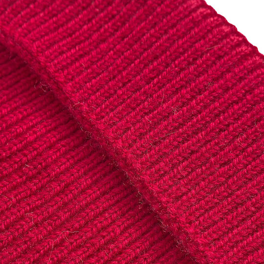Beanie Männer Beanie Gestrickt in Rot Farbe