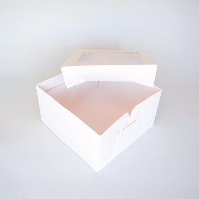 Disposable Pastry Shop Paper Box Window on the lid