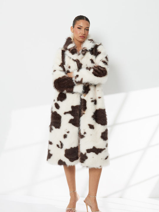 Women's Short Fur Animal Print