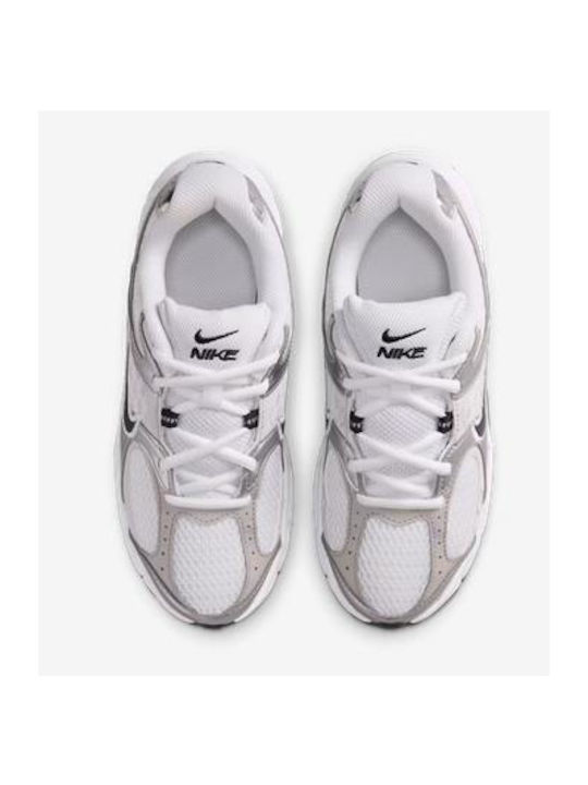 V5 Rnr Kids Sports Shoes Running with Laces White / Beige / Silver