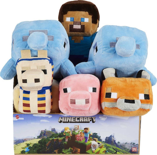 Mattel Λούτρινο Minecraft Minecraft 20 εκ. (Διάφορα Σχέδια) 1τμχ