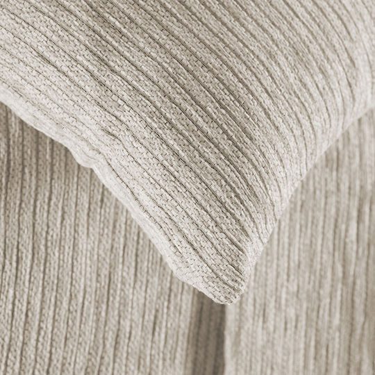 Rythmos Hansel Three-Seater Sofa Throw Chenille 180x280cm Light Beige