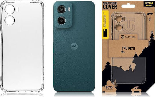 Tactical Plyo Cover Задна корица Силикон Прозрачен (Motorola G05, Motorola E15)
