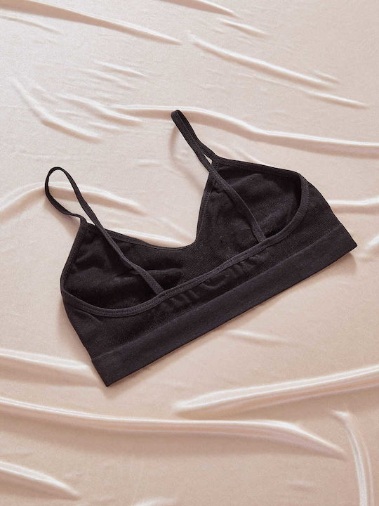 Celestino Sutien Sport Monocrom Negru