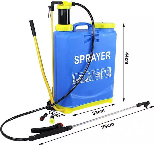 Verk Group Backpack Sprayer with Capacity 16lt in Blue color