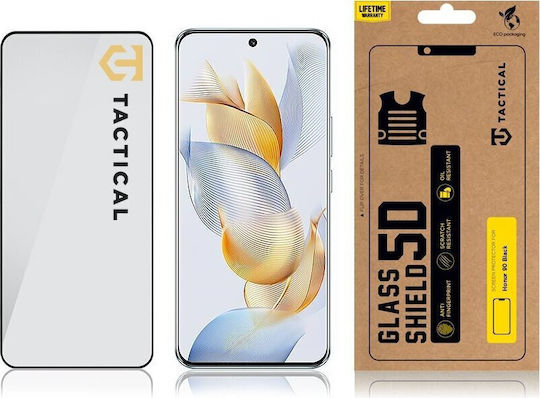Tactical Glass Shield 5D Tempered Glass Black (Honor 90)