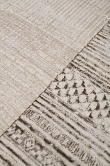 Biokarpet Wohnzimmer Teppich Senbrun 9309a S Weiß P L Vison-240x300