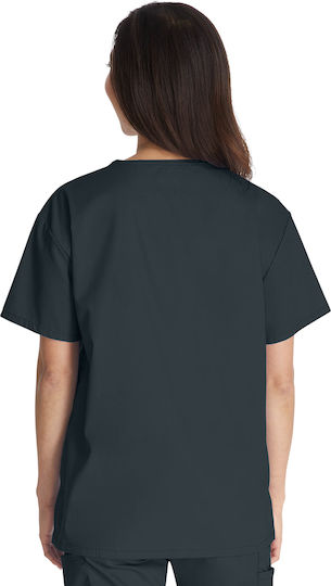 Dickies Signature Women's Red Medical Blouse Cotton and Polyester
