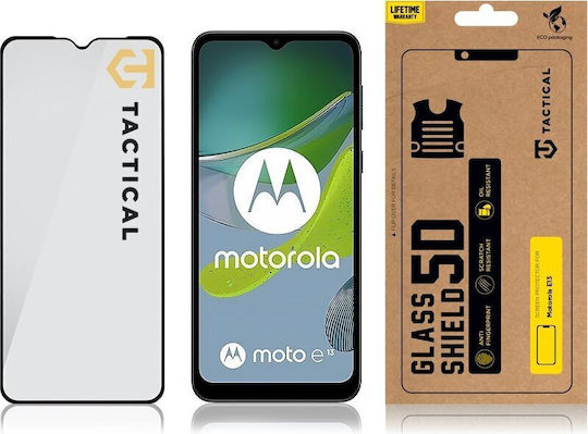 Tactical Glass Shield 5D Tempered Glass Μαύρο (Moto E13)