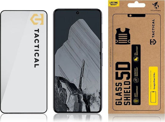 Tactical Glass 5D Tempered Glass Μαύρο (Google Pixel 8 Pro)