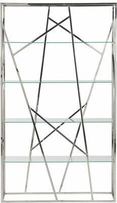 Berwyn Library Silver 100x30x175cm Berwyn Library Silver 100x30x175cm