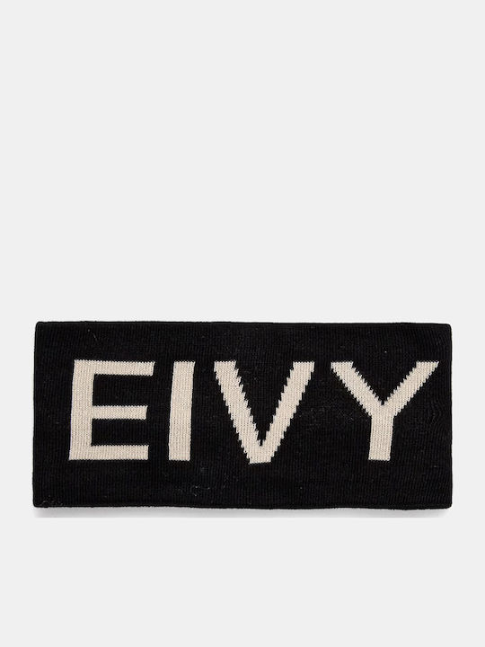 Unisex Headband Knitted in Black color