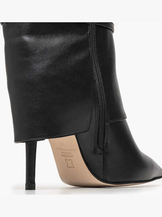 Cizme dama cu elastic Negre