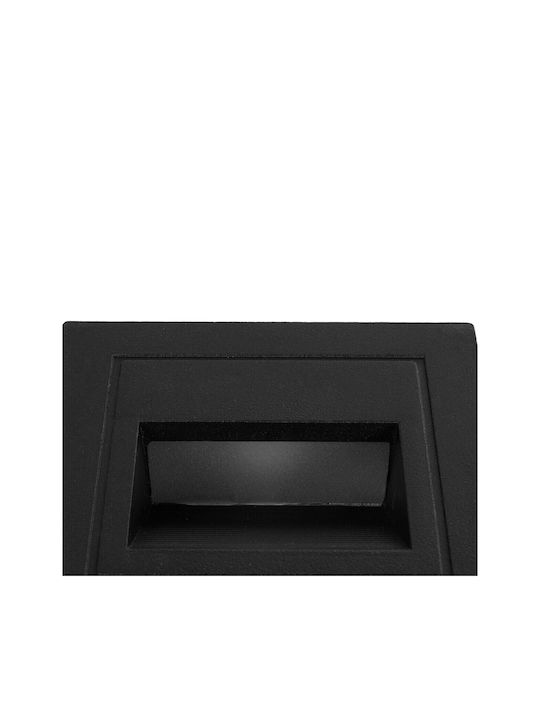 kelvo Stepart Стенно Външно Осветително Тяло LED IP65 3W с Топло Бяла Светлина 8.5x5x8.5см