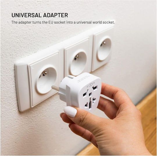 Fixed to Universal Plug Adapter