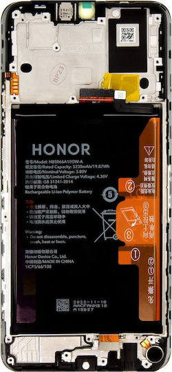 Honor Screen with Touch Mechanism for Honor X7a (Black)