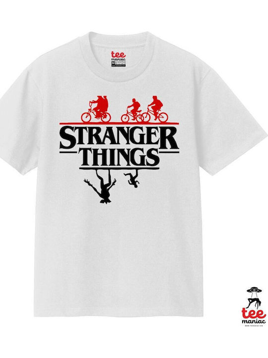 Stranger Things Upside Down Κλασικό T-shirt Διπλής Ραφής Χωρίς Πλευρικές Ραφές Λευκο 100% Βαμβάκι Vegan & Oeko-tex Πιστοποιημένο Stranger Things Upside Down Κλασικό T-shirt Διπλής Ραφής Χωρίς Πλευρικές Ραφές Λευκο 100% Βαμβάκι Vegan & Oeko-tex Πιστοποιημένο
