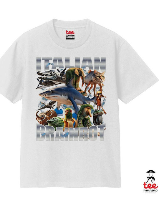 Italian Brainrot Κλασικό T-shirt Διπλής Ραφής Χωρίς Πλευρικές Ραφές Λευκο 100% Βαμβάκι Vegan & Oeko-tex Πιστοποιημένο Italian Brainrot Κλασικό T-shirt Διπλής Ραφής Χωρίς Πλευρικές Ραφές Λευκο 100% Βαμβάκι Vegan & Oeko-tex Πιστοποιημένο