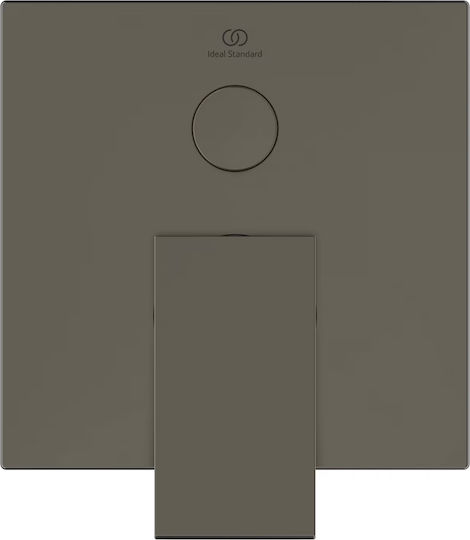Ideal Standard Extra Μίκτης Μπαταρίας Εντοιχισμού για Ντουζιέρα 2 Εξόδων Γκρι