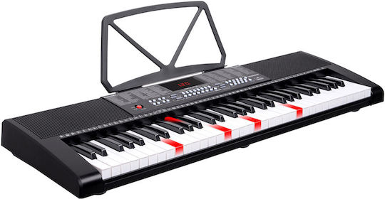 Bakaji Electric Stage Piano 02832748 with 61 Weighted Keys and Built-in Speakers