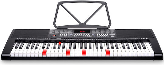 Bakaji Electric Stage Piano 02832748 with 61 Weighted Keys and Built-in Speakers