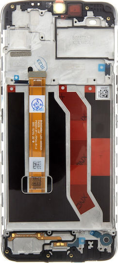 Οθόνη Lcd+touch mit Touch-Mechanismus und Rahmen für Realme C3, Realme C3i (Schwarz)