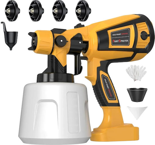 Pistol de Vopsit Electric Capacitate 1400ml Control Reglabil al Debitului 1000W