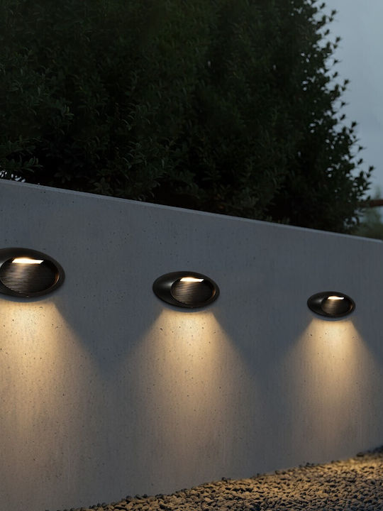 kelvo Stepart Στεγανή Πλαφονιέρα LED 3W 2700K 26x5.5x13εκ.