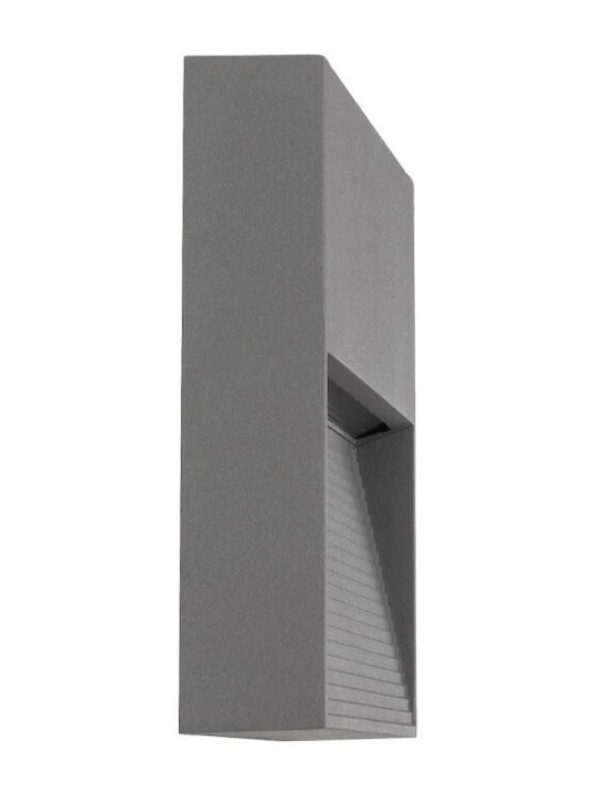 kelvo Stepart Стенно Външно Осветително Тяло LED IP65 4W с Топло Бяла Светлина 15x3.5x15см