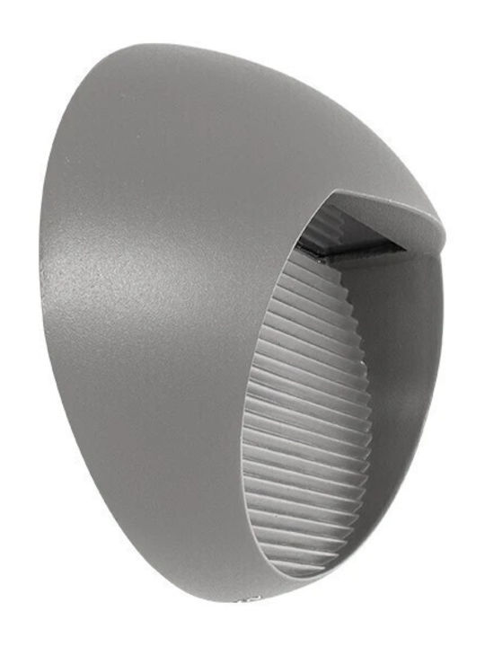 kelvo Stepart Επιτοίχιο Εξωτερικό Φωτιστικό LED IP65 3W με Θερμό Λευκό Φως 26x5.5x13εκ.