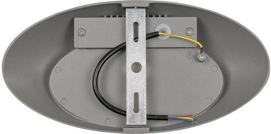 kelvo Stepart Wandmontiertes Außenbeleuchtung LED IP65 3W mit Warmweißem Licht 26x5.5x13cm