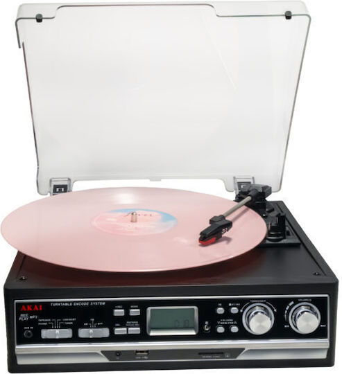 Akai Proffesional ATT-15SE 110584-0046 Πικάπ με Προενίσχυση και Ενσωματωμένα Ηχεία Μαύρο