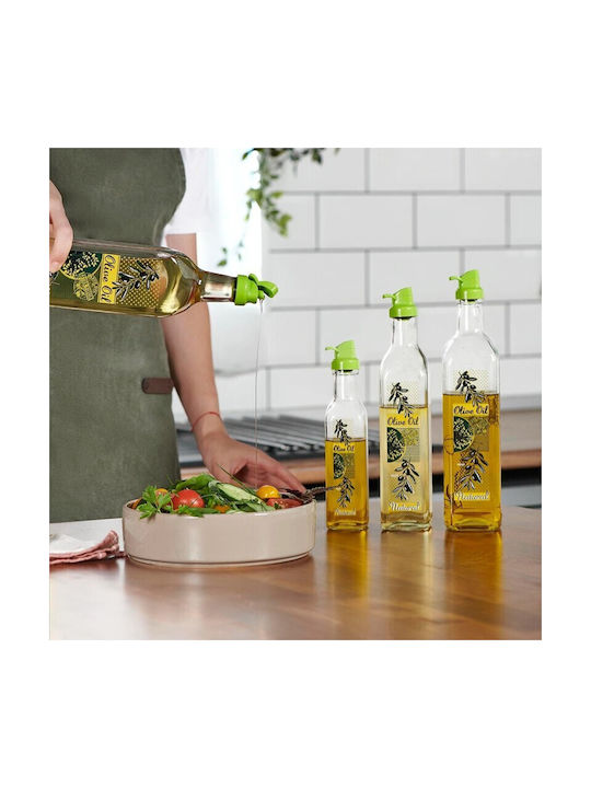 Viosarp Olive Δοχείο Λαδιού Γυάλινο με Ροή 500ml